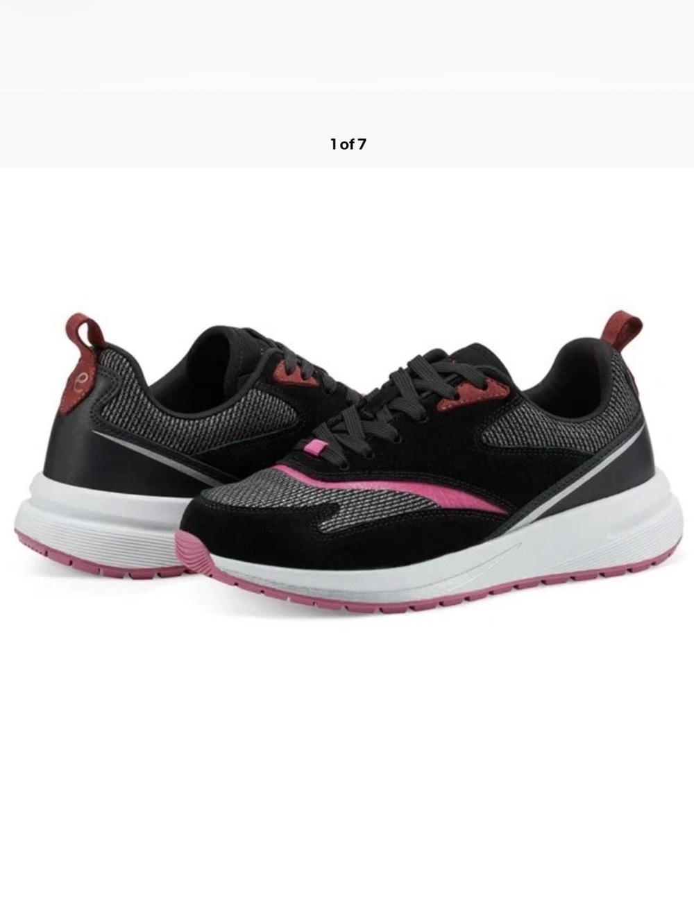 NEW Easy Spirit Topa Black lace up sneaker 8M 8 Med New in box